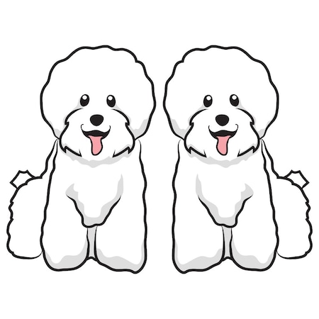 Signmission Bichon Frise Dog Decal, Dog Lover Decor Vinyl Sticker D-24-Bichon Frise